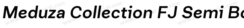 Meduza Collection FJ Semi Bold Text字体转换